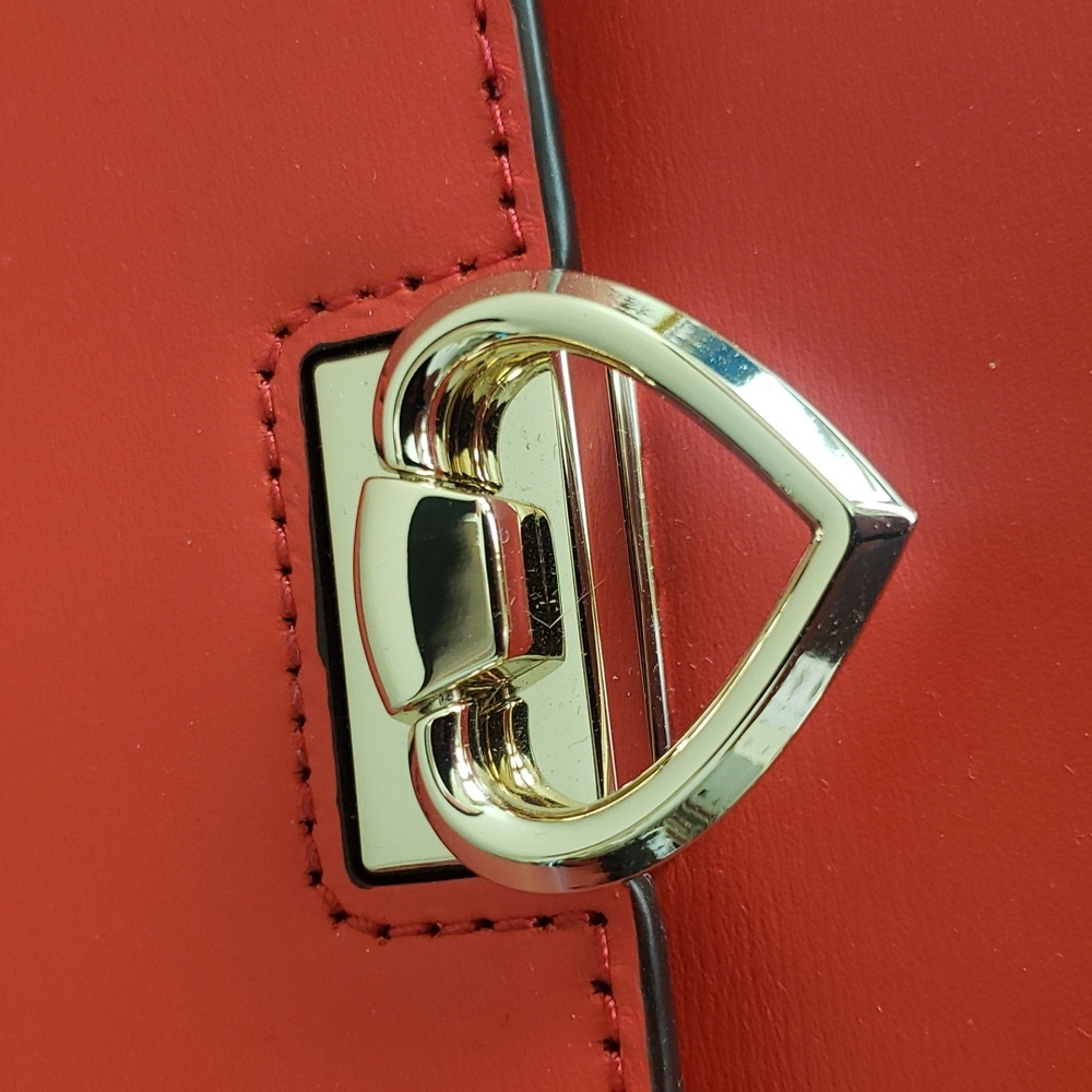 Kate Spade Lovitt Top Handle Crossbody Handbag Coral NEW - Picture 8 of 10